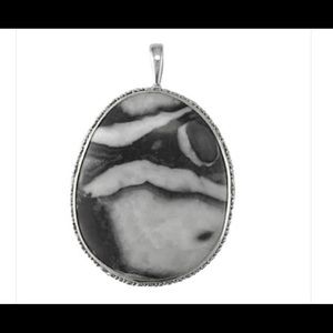 SAJEN Oyster Jasper Reversible 925 Pendant